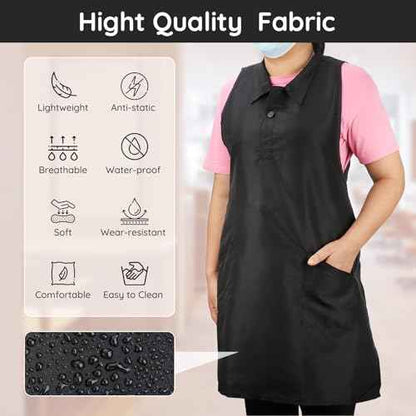 Segbeauty Hairdresser Apron, Professional Salon SPA Hair Stylist Vest Cosmetology Apron Pet Groomer Work Clothes