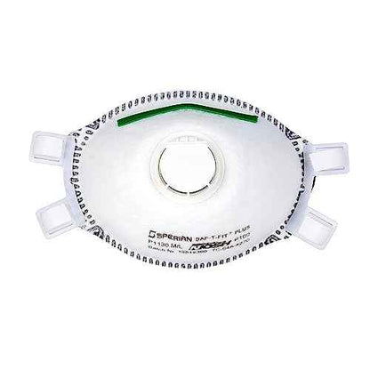 Honeywell Safety Products SAF-T-Fit Plus Disposable Lead Paint Removal P100 Respirator Mask with Exhalation Valve, 1-Pack (RWS-54020)