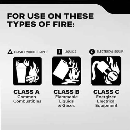 Kidde Commercial-Grade Fire Extinguisher for Office, Schools, Rechargeable, 2A10BC