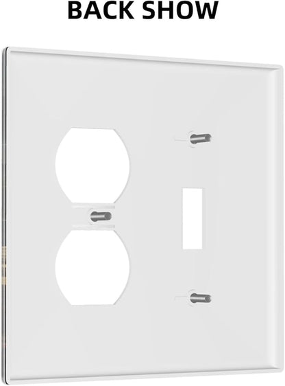 Decorative Art Light Switch Covers Sunburst Over the Wilderness 2 Gang Single Toggle Duplex Combination Electrical Faceplate Switchplate Wall Plate for Home Decor
