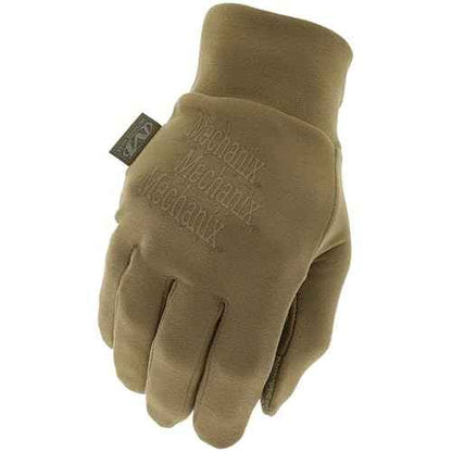 Mechanix Wear ColdWork Base Layer Winter Work Gloves - SoftShell Micro-Fleece Glove Liner - Secure Grip - Touchscreen Compatible - Machine Washable - Large - Coyote Brown