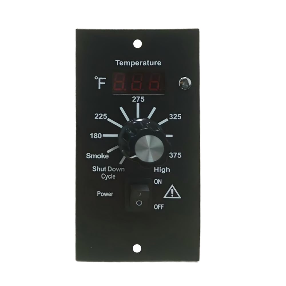 Controller Kit for Traeger BAC236, BAC365, BAC283, etc. (NO Temp Probe Ports) - Fits Bronson 20, Pro 22/34, Texas Elite 34, Lil Tex, Tailgater & More (Excl. PTG/Ranger/Scout)