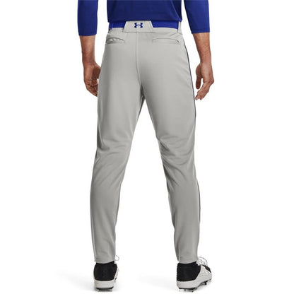 Under Armour Men's Utility Baseball Straight Leg Pant Pipe 22, (081) Baseball Gray/Royal/Royal, Medium
