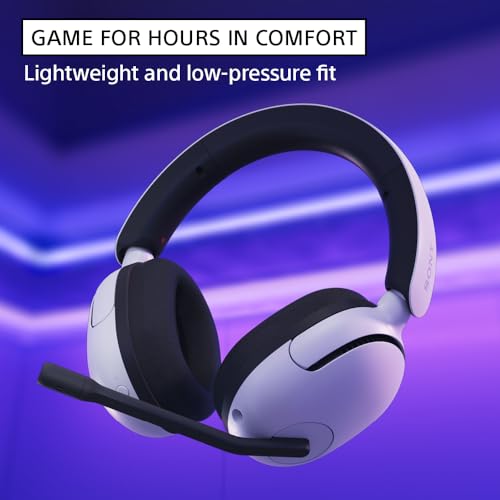Sony INZONE H5 Wireless Gaming Headset, 360 Spatial Sound, Works with PC, PS5, 28 Hour Battery, 2.4Ghz Wireless and 3.5mm Audio Jack, WH-G500 Black