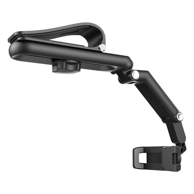 Cell Phone Holder for Car Sun Visor, Mount Clip for Car Cellphone 360° Rearview Phone Holder for Car Perfectly for-Black