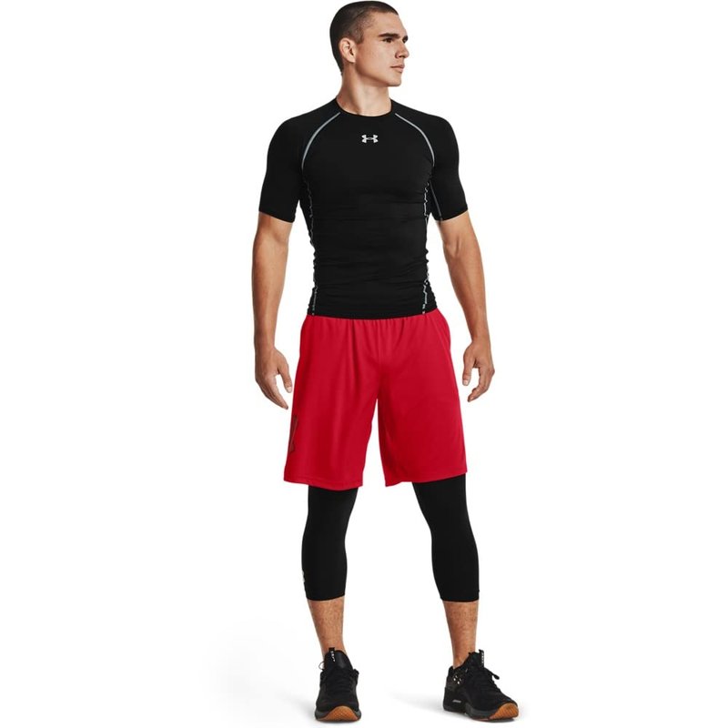 Under Armour Men's Tech Graphic 10" Shorts, Red (601)/Black, Medium