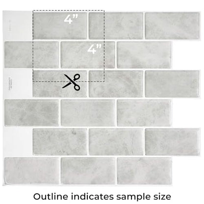 Smart Tiles Sample Kit Smart Tiles - Subway Dark Gray
