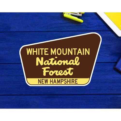 White Mountain National Forest Sticker Decal 3.75" New Hampshire NH