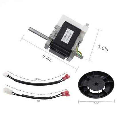 318984-753 LA11AA005 Draft Inducer Motor Blower Wheel Replacement Kit for Jakel Carrier Payne Bryant Furnace Compatible Part Number J238-150-1571 310371-752 HC21ZE117 65569