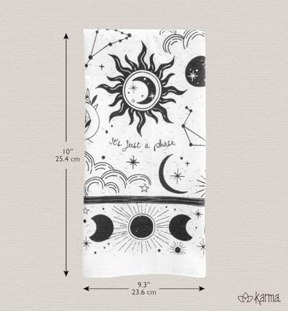 Karma Boho Tea Towels Cat 18" x 22"
