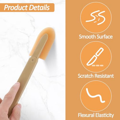 4 Size Caulk Smoothing Tool Silicone Caulking Finishing Tool Caulking Finger Kit Reusable Sealant Spatula Spreader Rubber Caulk Finishing Set Grout Sealer Remover for Tiles Brick Kitchen Bathroom