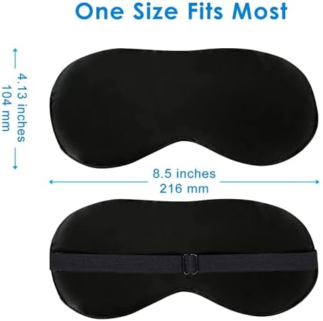 JEFlex Natural Silk Sleep Mask Blindfold, Super-Smooth Eye Mask