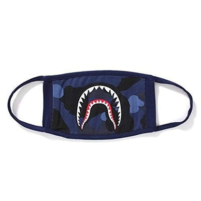 7-pack shark patterns Cotton dust masks,cotty mask funny Anti-dust Face mask,Ski Cycling Camping Half Face Mouth Masks