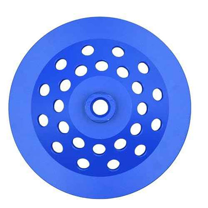7 in.x 5/8-11 in. Abor Threaded 10 Arrow Segments Grinding Cup Wheel (5/8"-11 Threaded)