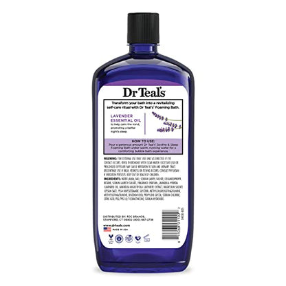 Dr Teal's Foaming Bath with Pure Epsom Salt, Relax & Relief with Eucalyptus & Spearmint, 34 fl oz (Pack of 2)