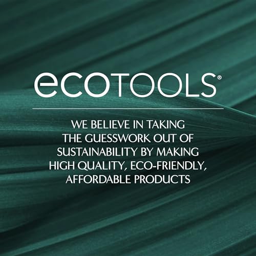 EcoTools Blurring Blender Makeup Sponge, Makeup Blending Sponge For Blurred Skin, For Liquid & Cream Foundation, Cloud Coverage Memory Foam, Eco Friendly, Latex Free, Cruelty-Free & Vegan 1 Count