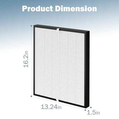 Premium Replacement Filter Compatible with AD3000 Air Puri-fier, Includes 2 High-Performance Filters