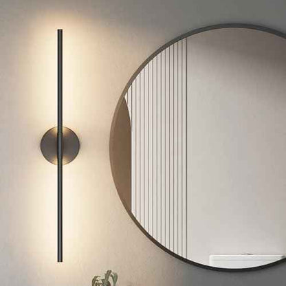 Black Wall Sconce for Bathroom 28In Hardwired Vanity Light Fixture 3000K Indoor Bathroom Sconce Over Mirror 360¡Æ Rotate for Living Room