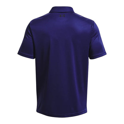 Under Armour Men's Tech Golf Polo, (468) Sonar Blue / / Black, Medium Tall