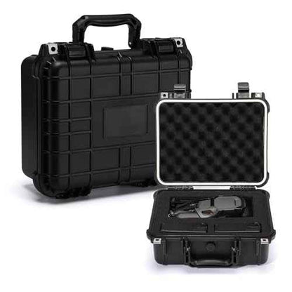 CASOMAN Water-proof and Dust-proof Protective Sturdy Plastic Storage Case with Cush-Proof Sponge and Customizable Foam, IP67 Water Proof Grade, 13.4" X 11.6" X 6"