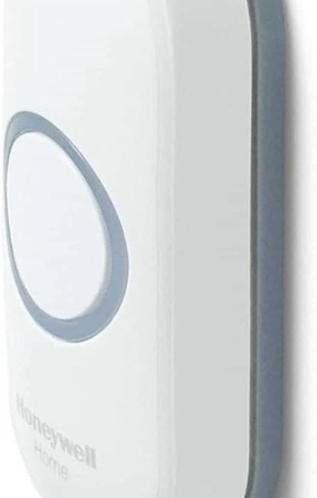 Honeywell Home RPWL400W2000 Honeywell Series 3, 4, 5, 9 Wireless Doorbell Push Button with Halo Light, White