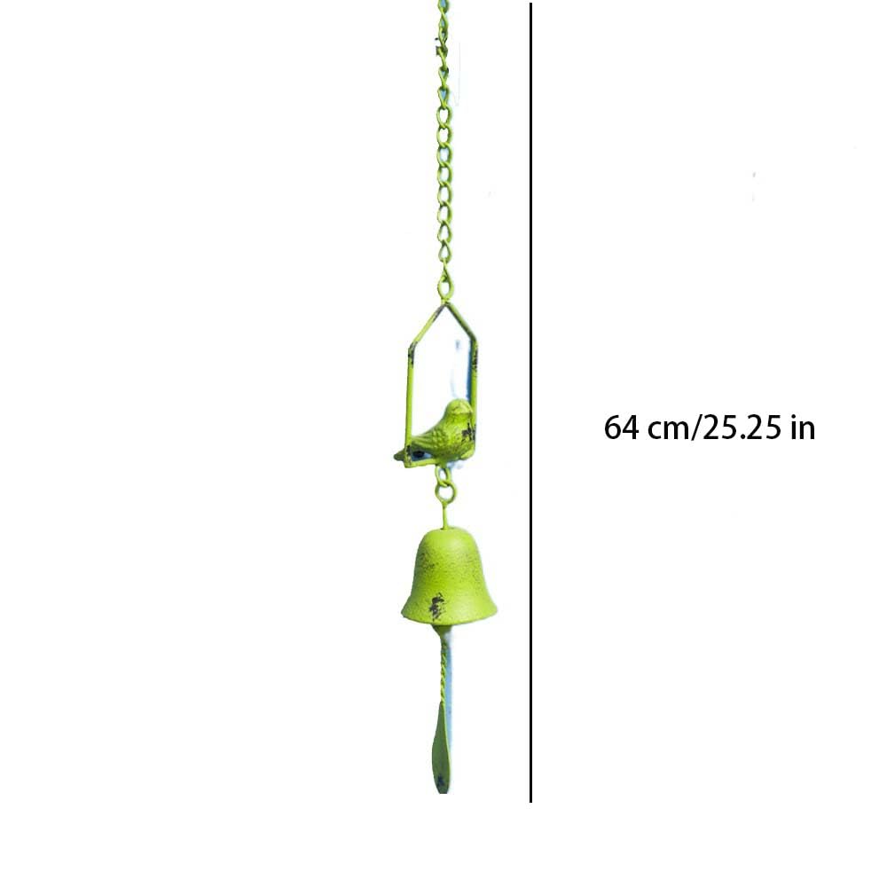 Japanese Cast Iron Wind Chimes,Bird Wind Chimes for Outside Metal Bell Wind Chime Rustic Bird Wind Chimes for Gardens Patio
