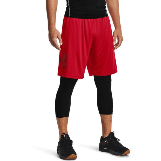 Under Armour Men's Tech Graphic 10" Shorts, Red (601)/Black, 5X-Large