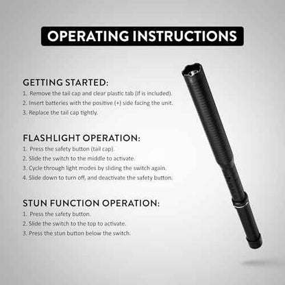 Guard Dog Security All-in-One, Stun Gun Flashlight for Self Defense