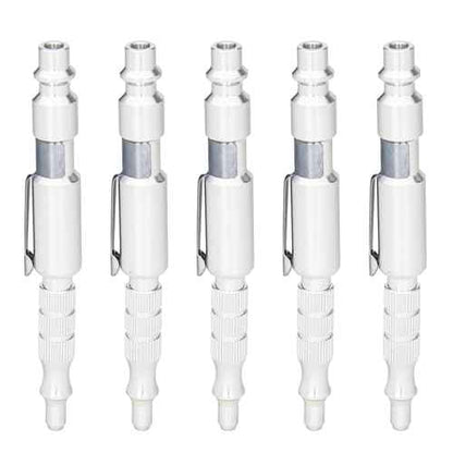Kodilin 5Pcs 1/4"I/M Type Plug Air Blow Gun,Adjustable Pocket Blow Gun