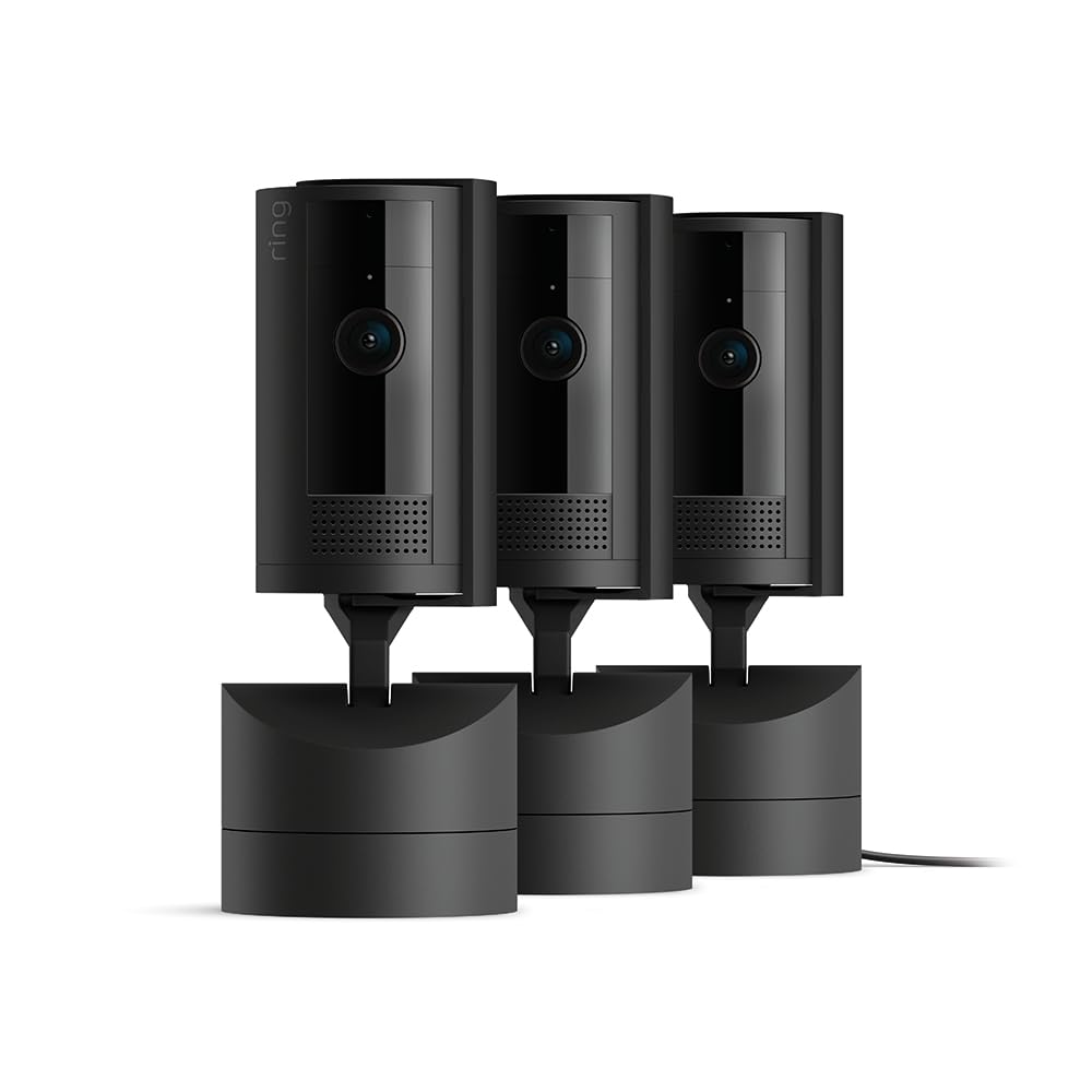 Ring Pan-Tilt Indoor Cam | See all around your home or business with 360° pan coverage, HD video, plus Two-Way Talk (2024 release) | White