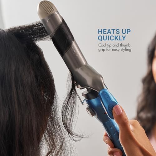 Nano Titanium Spring Curling Iron, Professional Hair Wand, Tool for Stylists, Nano Titanium Technology for Tight Curls or Loose Waves