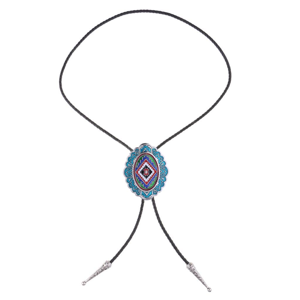 Juyovge Western Bolo Ties Handmade Cowboy Southwest Totem Element Bola Neckties For Men,Women