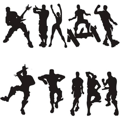 Video Game Wall Decals Poster Dancing Peel and Stick Wall Decal Boys Wall Stickers for Playroom Bedroom Game Room Wall Decor