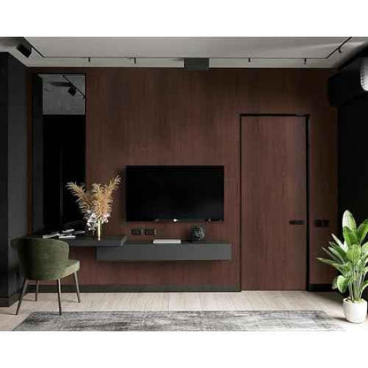 GloryTik 17.7"x118"Red Brown Wood Contact Paper Peel and Stick Wallpaper Faux Wood Grain Removable Self Adhesive Wood Look Wallpaper Contact Paper for Countertops Cabinets Furniture Room Wall Decor