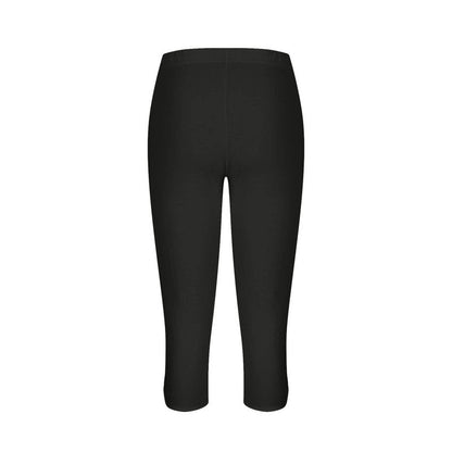 Cheyubny Capri Leggings for Women 2026 Summer Stretch Plus Size High Waisted Soft Casual Workout Yoga Pants with Pockets