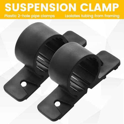 50 Pack 1/2 Inch Pipe Clamps Pex Clamp Heavy-Duty Bulk Pipe Supports Suspension Clamp Pex Clamps for Pex, Copper, CPVC (1/2inch)