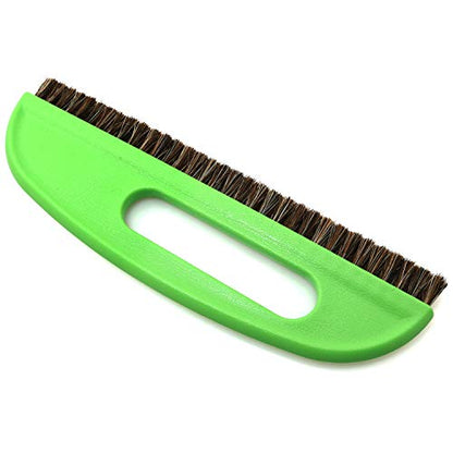 Wallpaper Paste Brush 270x80mm/10.63x3.15inch Horse Hair Wall Paper Smoothing Brush Wall Paste Smoothing DIY Decorating Smoother Tool Green