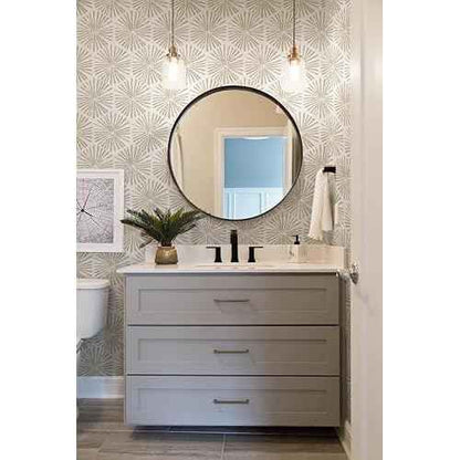 Safiyya 118"x17.3" Peel and Stick Wallpaper Boho Contact Paper Peel and Stick Wall Paper Modern Self Adhesive Removable Wallpaper Beige Geometric Wallpaper for Bedroom Covering Vinyl Rolls