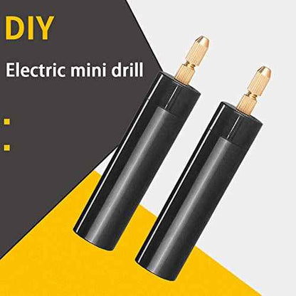 Micro Handheld Drill Bits, 0.7-1.2mm Crystal Epoxy For Resin Jewelry Making Mini Electric Drill Set DIY ABS