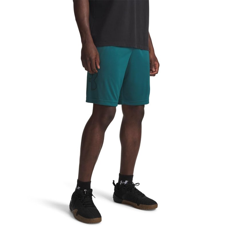 Under Armour Men's Tech Graphic 10" Shorts, (338) Rack Green / / Black, X-Small