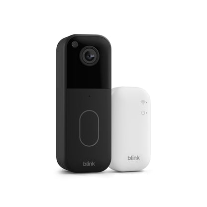Blink Video Doorbell (newest model) – Head-to-toe HD view, two-year battery life, and simple setup. Required Sync Module not included – Add-On (Black)