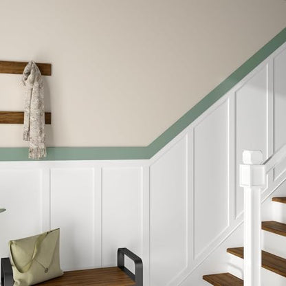 Pine Green Wallpaper Border Peel and Stick Bathroom Mirror Frame Border 3x236 Inch Solid Green Wallpaper Trim Border Stick and Peel Mirror Trim Borders for Wall Kitchen Backsplash Skirting