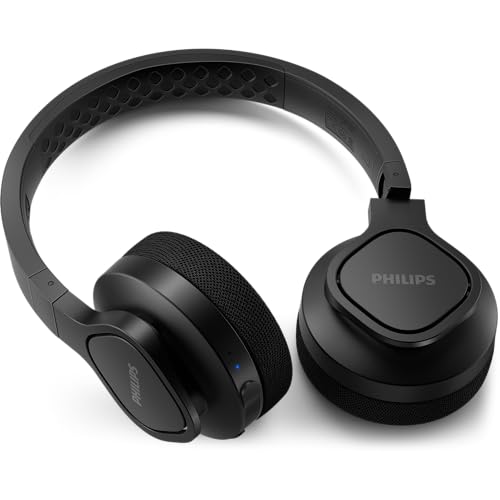 PHILIPS Headphones/Headset Wired & Wireless Head-Band Sports USB, W128299144 (Wireless Head-Band Sports USB Type-C Bluetooth Black)