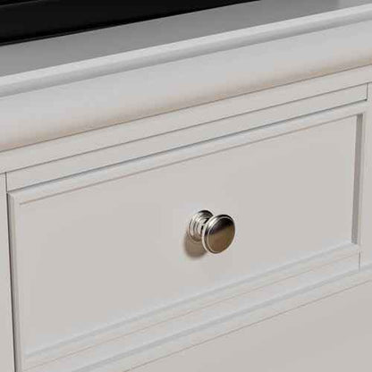 homdiy 25 Pack Brushed Nickel Cabinet Knobs Sliver Round Drawer Knob for Kitchen Cabinets Dresser Drawers Pulls Zinc Hardware Handle
