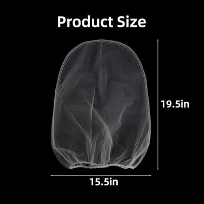 6 Pack Paint Strainer Bags 5 Gallon Paint Filter Bag with Elastic Top Opening Fine Mesh Bag for Gardening Hydroponics Painting Bucket Paint Strainer (White)