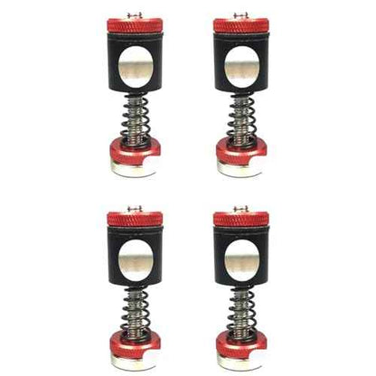 HZY Soldering Helping Hand 4Pcs PCB Circuit Board Holder ESD Safe - Metal Magnetic Fixture Tower Spring Clamp PCB Holder Fixtute for Circuit Boards Electronic Repairing Soldering Desoldering Rework