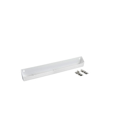 Rev-A-Shelf 30" Tip-Out Plastic Sink Tray for Kitchen and Bathroom Base Cabinets, Large Pullout Vanity Shelf Home Organizer, White, LD-6591-30-11-1