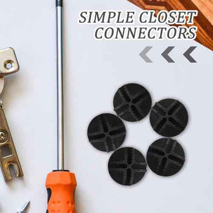 24Pcs Multi-functional Plastic Connectors for Pet Cage Playpen and Closet Versatile Cage Connectors Shoe Cabinet and Closet Accessories Plastic Buckles for Easy Assembly
