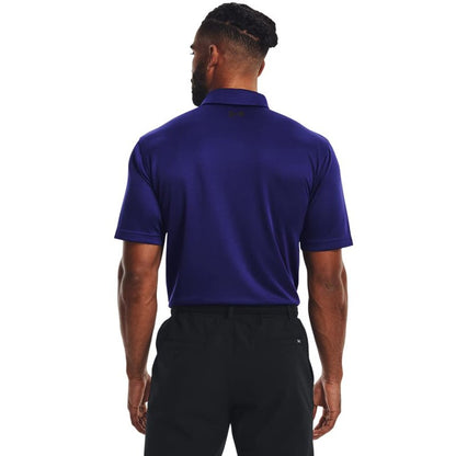 Under Armour Men's Tech Golf Polo, (468) Sonar Blue / / Black, Medium Tall