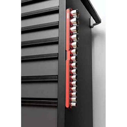 Steelman 75105 Medium 12-Inch Long Magnetic Steel Socket Storage and Parts Accessory Tray